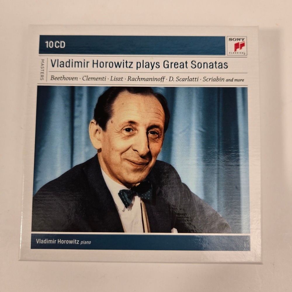 Vladimir Horowitz Plays Great Sonatas 10 CD Box Set Sony Classical 88697884092